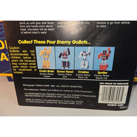 GoBots Pathfinder 29 Friendly Robot UFO Complete Cardback Packaging 1984 - Picture 14 of 16